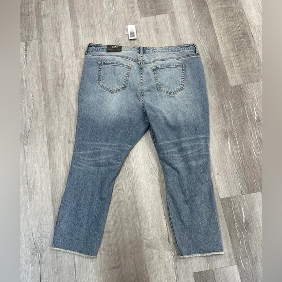 Torrid Light Wash Gold Sequin Jeans - New - Size 20 SHORT - Picture 2 of 4